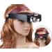 Lighted Head Magnifier Glasses Headset with Led Light Magnifying Head Lamp Headband Loupe Visor Hands-Free for Watch Repair Reading Eyelash Hobby Crafts Sewing 1.5X 3X 6 Interesting Life - Buy Online on GoSupps.com