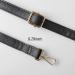 JKNAKN Replacement Adjustable Leather Shoulder Strap with Metal Swivel Hooks for Crossbody Bag Briefcase Messenger Bag Shoulder Bag Purse Making -2 cm Width (Black) - Buy Online on GoSupps.com