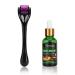 Plammaxs Dermaroller Set - Microneedling with Hair Growth Serum for Anti Hair Loss & New Hair Growth Stimulating - 0.5mm Professional Titan Needles Skin Roller - Buy Online on GoSupps.com