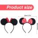 EUPSIIU 4 Pieces Mouse Ears Headband Red Bow Headbands And Pink Bow Headbands Cosplay Party Headband for Adults and Kids Fancy Dress Costume Head Band for Daily Wear Party Festivals Multi - Buy Online on GoSupps.com