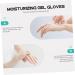 FRCOLOR 1 Pair Gel Moisturizing Gloves Night Gloves moisturizing Half Gloves Mens Mittens with Fingers Ladies Mittens Silk Mens Lotion Beauty Care Gloves Hand use Purple Dipping Miss Sock - Buy Online on GoSupps.com