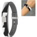 Buy Antistatic Wrist Straps & Sports Arm Tape - Waterproof Adjustable Silicone Negative-Ion Energy Bracelet in Black & White | International Shipping - Buy Online on GoSupps.com