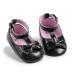 CENCIRILY Baby Girl Mary Jane Shoes Anti-Slip First Walking Bowknot Soft Sole Princess Wedding Dress Flats for 0-18 Month 6-12 Months A03 Black