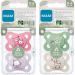 MAM Original Latex Pacifier Set of 4 for 0-6 Months | Natural Rubber with 2 Sterilized Transport Boxes | Worldwide Shipping - Buy Online on GoSupps.com