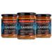 Aagrah Lahsen Indian Curry Cooking Sauce - Authentic Restaurant Recipe Tarka Base - Medium Hot - 270g Jar Serves 3-4 - (Pack of 3) Lahsen 270g (Pack of 3)