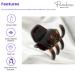 Parcelona French Classic Large Pony 2 Shell Celluloid Hair Claw Clips - Non Slip, Durable Styling Accessory for Women - Made in France - Buy Online on GoSupps.com