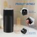 6 Pcs 30g/1oz Black Deodorant Containers Bottom Filling Deodorant Bottle Twist Up Deodorant Tubes For Homemade Deodorant Lip Balm - Buy Online on GoSupps.com