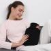 2L Hot Water Bottle with Knitted Cover - Hot/Cold Compress for Pain Relief - Black - Buy Online on GoSupps.com