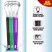 3-Pack Stainless Steel Tongue Scraper Set with Travel Case - Professional Dual-Blade Cleaner for Adults & Kids - Buy Online on GoSupps.com