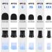 AIEX 12 Pairs High Heel Protectors - Black & Clear Semicircle Caps for Grass & Gravel - 6 Sizes for Stable Walking - Ideal for Weddings & Outdoor Activities - Buy Online on GoSupps.com