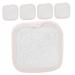 5pcs Loofah Shower Rub Face Exfoliator Loofa Sponge Pads Makeup Remover Pads Bath Shower Loofah Scrubber Bathing Loofah Body Scrubber Facial Pad Facial Scrubber Face Pad Square 1 Count (Pack of 1)