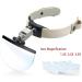 Headband Magnifier Handheld Digital Magnifier Headband Magnifier with Led Light Head-Mounted Handsfree Reading Magnifying Glasses Jeweler Watch Loupe 3 Replaceable Lenses - Buy Online on GoSupps.com