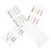Healeved 24 Sets Adhesive Eyeliner Sticker Paper Chic Eye Line Sticker Colorful 1 count (Pack of 1) Colorfulx6pcs