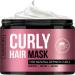 Savion Hair Mask for Curly Hair - Hair Treatment for Damaged or Frizzy Curls - Moisturize & Anti Freeze Curl Cream - CUTIFLEX5 Complex with Natural Keratin Protein  Biotin  and Collagen  Argan Oil Curly Hair Mask