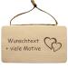 Love lock with engraving - personalized from wood - gift for lovers wedding engagement rumbling anniversary Valentine's Day - romantic wall sign favorite person favorite place