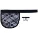 Blizzard Magic Buckle Lace Base for Ponytail 5X5 inch (Pack of 3) - Black Hair Accessory for Ponytail Making - Buy Online on GoSupps.com