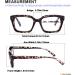 2 Pairs Oversized Retro Blue Light Blocking Reading Glasses 2.75 for Women & Men - Square Style Oprah Readers in Purple & Leopard Print - Buy Online on GoSupps.com