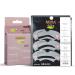 Mina ibrow Hair Color Pearl Gray|Natural Spot Coloring Hair Tinting Powder with Stencil For Professional  Water and Smudge Proof | No Ammonia  No Lead with 100% Gray Converge|Stays Up to 6 Weeks |Vegan and Cruelty free P...