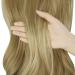 OMGREAT 18 Inch Curly Wavy Halo Hair Extensions - Invisible Wire Ash Blonde Mix Bleach Blonde - Buy Online on GoSupps.com