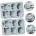 Milisten 4 Pcs Baking Cake Mold Homemade Soap Candle Silicone De para Gelatinas Owl Soap Molds Ice Cube Mold Roasting Pan Kitchen Baking Tool Silica Gel Baking Utensils Household 19.9x13.8cmx2pcs Bluex2pcs - Buy Online on GoSupps.com