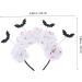 ifundom bat headband halloween party headpiece halloween hair accessories halloween flower hairband halloween headband halloween costumes Party Headdress white cosplay ghost bride decorate - Buy Online on GoSupps.com