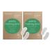 APRICOT Pack of 2 x 2 hyaluronic acid microneedle patches for wrinkle treatment anti-aging deep treatment with immediate effect made in Germany