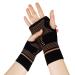 Fhmidic Copper Wrist Compression Sleeve Copper Infused Wrist & Hand Compression Sleeve Brace for Improve Circulation Relieve Wrist Discomfort Tendonitis Sprains Sports Gym Workout Small