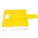 Pack of 100 cleaning sticks for eyelash extension - microblading - microfiber and lint-free - lip brush - in yellow