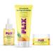 PLIX - THE PLANT FIX Pineapple Pigmentation Skincare Kit For Dark Spot Removal | Cleanser Face Serum and Moisturizer Combo With 2% Alpha Arbutin For Women & Men Pack of 3
