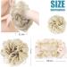 CPJJ 1 item Fluffy meatball head Hair ponytail extension Fake ponytail Hairpiece Hair Ribbon Ponytail Extensions Hair Extensions Wavy Curly Messy Hair Bun Extensions Donut Hair Chignons(A) - Buy Online on GoSupps.com