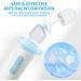 Baby Nasal Aspirator by Bellababy | 3 Suction Levels, Rechargeable, Anti-Backflow | Gentle Booger/Snot Remover with Light Function | Mute Operation | Includes 2 Tips and Carrying Bag - Blue - Buy Online on GoSupps.com