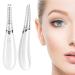 Eyelash Curler Portable Electric Automatic Eyelash Curler Tools (with LED Lights) Heated Eyelash Curler Eyelash Curling Comb Set Best Gift for Girls (White)3 EC-004