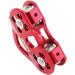 NAXEN Zip Line Pulley Tandem Speed Dual Trolley + 25kN Carabiner - High-Quality Trolley with Carabiner - Buy Online on GoSupps.com