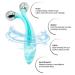 3D V-Shaped Double Ball Facial Massager - Skin Tightening Beauty Tool for Radiant Skin - Buy Online on GoSupps.com