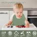 Baby Weaning Set 8pcs | Toddler Feeding Set with Adjustable Bib | Suction Bowl, Cup, Fork, and Spoon | Cutlery Set for Easy Cleaning | Green - Buy Online on GoSupps.com