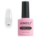 AIMEILI 5 in 1 Rubber Base Gel For Nails Sheer Color Gel Nail Polish UV LED Soak Off Elastic Rubber Base Coat Nail Strengthener Nail Rhinestones Glue Gel - (580) 10ml