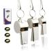 AMBITIONJUMP Whistle, Coach Whistles with Lanyard Family Whistle for Kids Sports Whistle for Referee Police Teacher Lifeguard combination whistles