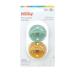 Nuby 2-Pack Silicone Pacifier with Natural Cherry Shaped Nipple - 0+ Months, Colors May Vary - Buy Online on GoSupps.com