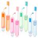Xinzistar 4 Pieces Portable Soft Toothbrush Camping Toothbrush Travel Toothbrush Folding Travel Toothbrush for Adult Children Oral Care