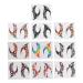 Didiseaon Didiseaon 10 Pairs of Metallic Eyeshadow Stickers for Children Decoration Eyeshadow Decal Eyeliner Festival Eye Liner Stickers Eyelash
