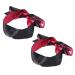 QYEKGXLLY 2 Pack Satin Blindfolds Silk Sleeping Mask Sleep Blindfold for Couples 150cm Black Red Eye Band Blinder Masks Tie