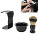 Deluxe Shaving Kit for Men - Shaving Brush Set Beard Bowl & Stand | Premium 3 Pack for Perfect Shaves - Buy Online on GoSupps.com