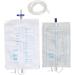 Male Urine Bag Collector with Catheter Duct - Reusable 1000ML/2000ML for Men & Elderly Incontinence - Buy Online on GoSupps.com