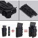 IDOGEAR Softshell Pistol Mag Pouch - Adjustable Universal Carrier for 9mm, .40 S&W, .45 ACP - Black - Belt & MOLLE Clips - Buy Online on GoSupps.com