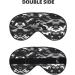 Black Grey White Camo Print Soft Eye Mask | Sleep Eye Mask for Men & Women | Travel Comfort - Buy Online on GoSupps.com