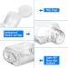 30 Pack 1 oz Clear Plastic Travel Bottles with Flip Cap - Refillable Hand Sanitizer Containers for Business Trip - Buy Online on GoSupps.com