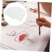 NUOBESTY 10 Sheets Raw Rice Cardboard Rice Paper Plants Convenient Thick Paper Drawing Paper Thicken White 0.1X30X50CM - Buy Online on GoSupps.com