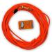 Organic 10m Biothane Dog Leash - Durable Drag Line with Carabiner for Small & Large Dogs Water & Dirt Repellent - Bright Orange - Buy Online on GoSupps.com