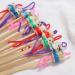 20 Pcs Mix Cute Doll Bamboo Earpick Set - Handmade Wood Ear Cleaner Tool for Earwax Removal - Buy Online on GoSupps.com