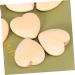 Safigle 150 PTH Peach Herz Heart Pearls - Wooden Crafting Beads for Valentine's Day Decoration & Tinkering Accessories - Buy Online on GoSupps.com